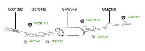 Система выпуска ОГ GT Exhaust 2804