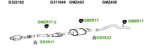 Система выпуска ОГ GT Exhaust 3718