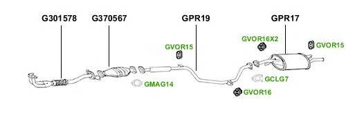 Система выпуска ОГ GT Exhaust 3851