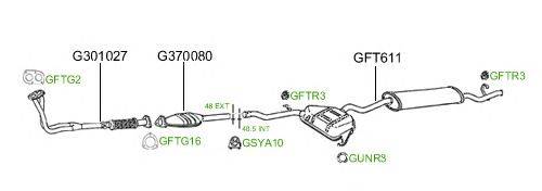 Система выпуска ОГ GT Exhaust 442