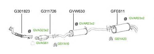 Система выпуска ОГ GT Exhaust 4753