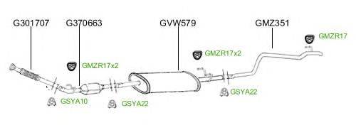 Система выпуска ОГ GT Exhaust 4767