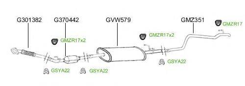 Система выпуска ОГ GT Exhaust 4768