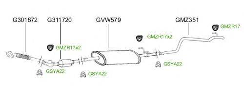 Система выпуска ОГ GT Exhaust 4773