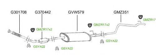 Система выпуска ОГ GT Exhaust 4775