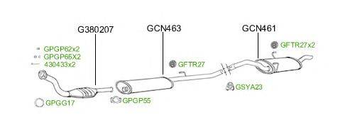 Система выпуска ОГ GT Exhaust 4878