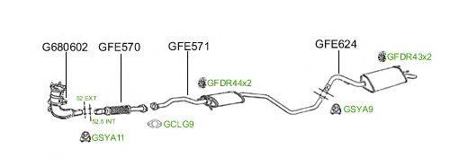 Система выпуска ОГ GT Exhaust 518