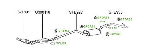 Система выпуска ОГ GT Exhaust 670