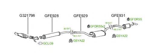 Система выпуска ОГ GT Exhaust 678