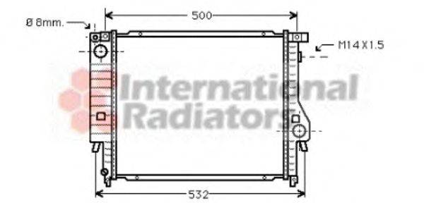 Радиатор, охлаждение двигателя 4SEASONS 104020