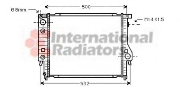 Радиатор, охлаждение двигателя 4SEASONS 104021