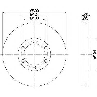 Тормозной диск TEXTAR 92109500
