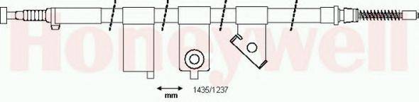 Трос, стояночная тормозная система BENDIX 434365B