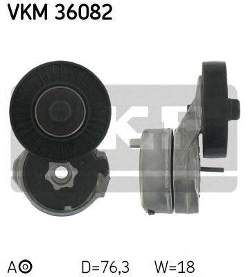 Натяжной ролик, поликлиновой  ремень SKF VKM 36082