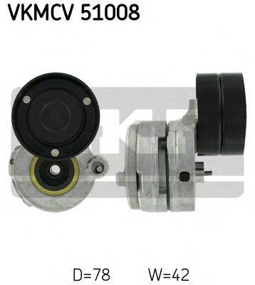 Натяжной ролик, поликлиновой  ремень SKF VKMCV 51008