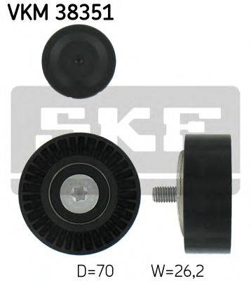 Паразитный / ведущий ролик, поликлиновой ремень SKF VKM38351