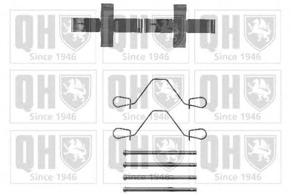 Комплектующие, колодки дискового тормоза QUINTON HAZELL BFK745