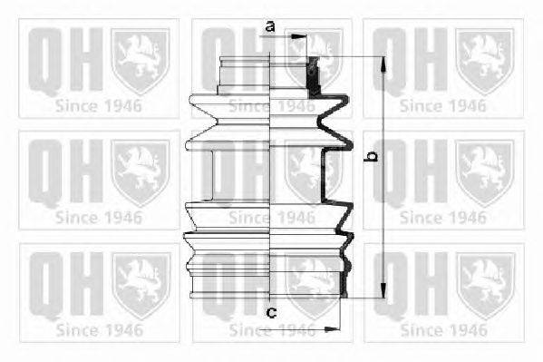 Комплект пылника, приводной вал QUINTON HAZELL QJB673