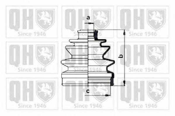 Комплект пылника, приводной вал QUINTON HAZELL QJB858