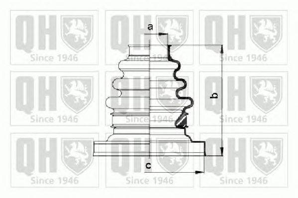 Комплект пылника, приводной вал QUINTON HAZELL QJB946