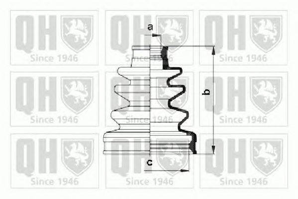 Комплект пылника, приводной вал QUINTON HAZELL QJB975
