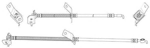 Тормозной шланг FERODO FHY2706