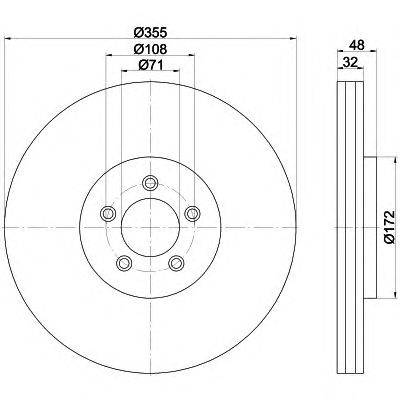 Тормозной диск MINTEX MDC2111