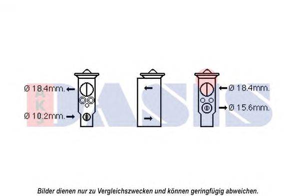 AKS DASIS (НОМЕР: 840218N) Расширительный клапан, кондиционер