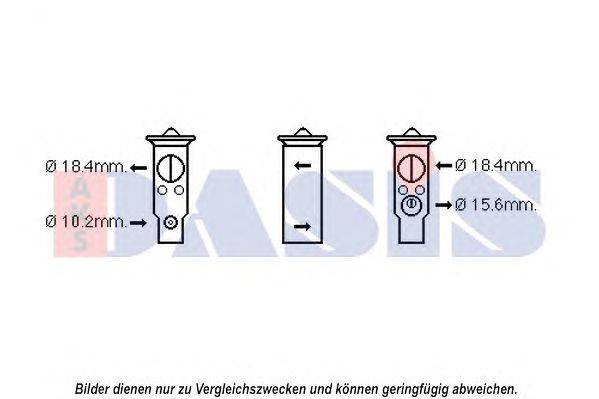 Расширительный клапан, кондиционер AKS DASIS TO1638