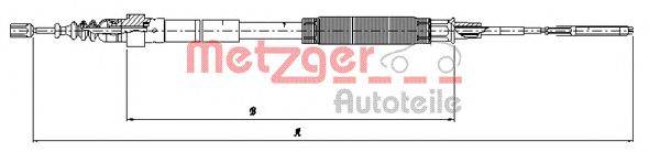 Трос, стояночная тормозная система METZGER 107481