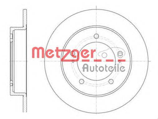 Тормозной диск METZGER 6329.00