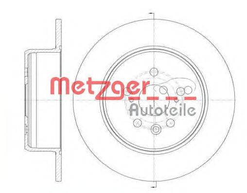 Тормозной диск METZGER 6910.00