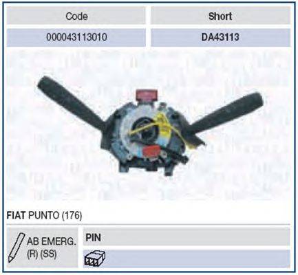 Выключатель на колонке рулевого управления MAGNETI MARELLI 43113