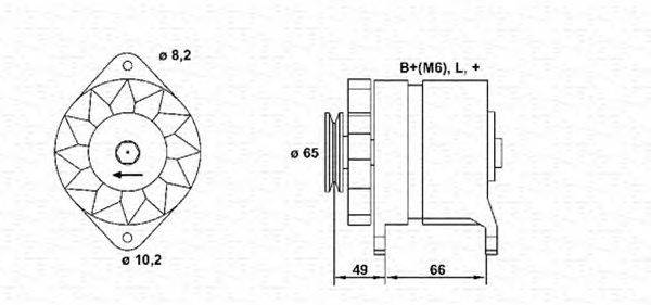 Генератор MAGNETI MARELLI 943356919010