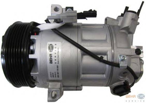 Компрессор, кондиционер BEHR HELLA SERVICE 8FK351115081