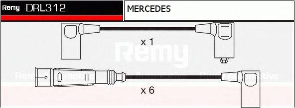 Комплект проводов зажигания DELCO REMY DRL312