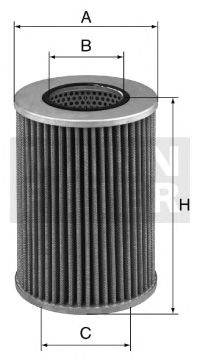 Фильтр, Гидравлическая система привода рабочего оборудования MANN-FILTER HD 1258/2