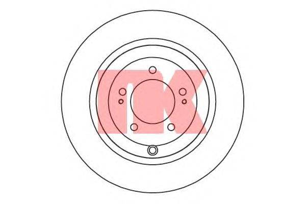 Тормозной диск NK 203081