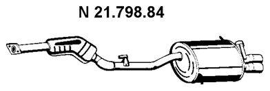 Глушитель выхлопных газов конечный EBERSPÄCHER 21.798.84
