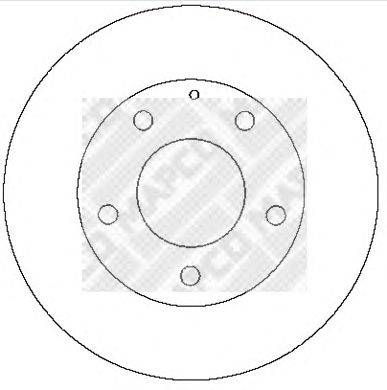 Тормозной диск MAPCO 15285