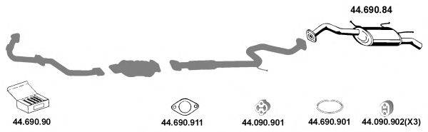 Система выпуска ОГ EBERSPÄCHER 442062