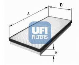 Фильтр, воздух во внутренном пространстве UFI 5301500