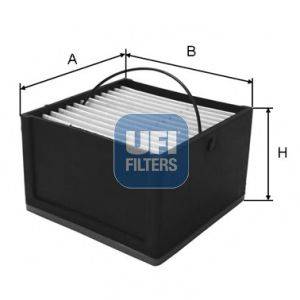 Топливный фильтр UFI 2605900
