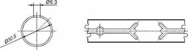 Втулка подшипника, шатун AE AES1531 UNB