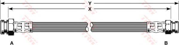 Тормозной шланг TRW PHA114