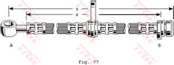 Тормозной шланг TRW PHD279