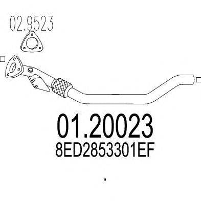 Труба выхлопного газа MTS 01.20023
