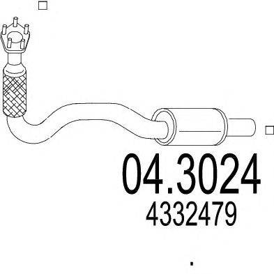 Катализатор MTS 04.3024