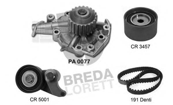 Водяной насос + комплект зубчатого ремня BREDA  LORETT KPA 0206A