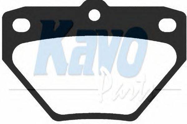 Комплект тормозных колодок, дисковый тормоз KAVO PARTS BP-9069